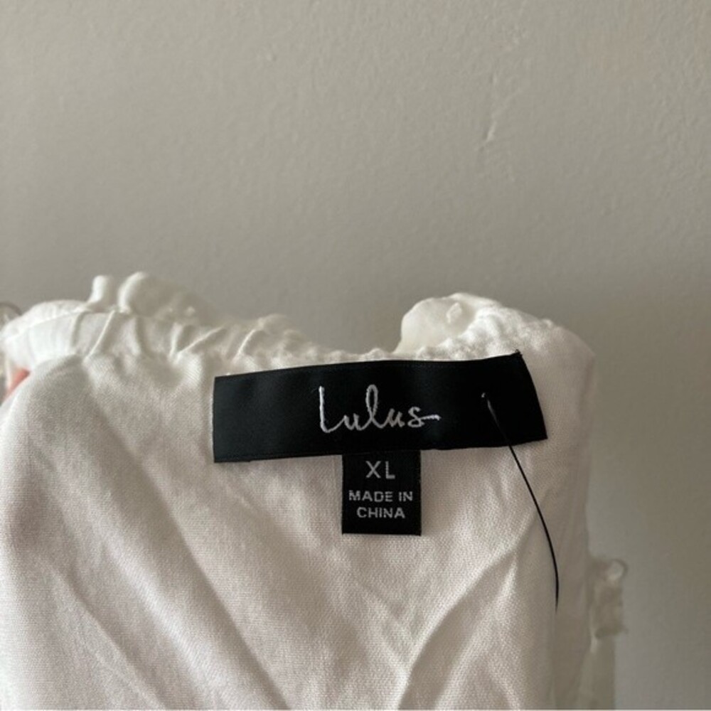 NWT Lulus Perfect Summer Day Eyelet Lace Mini‎ Dress - Picture 5 of 8